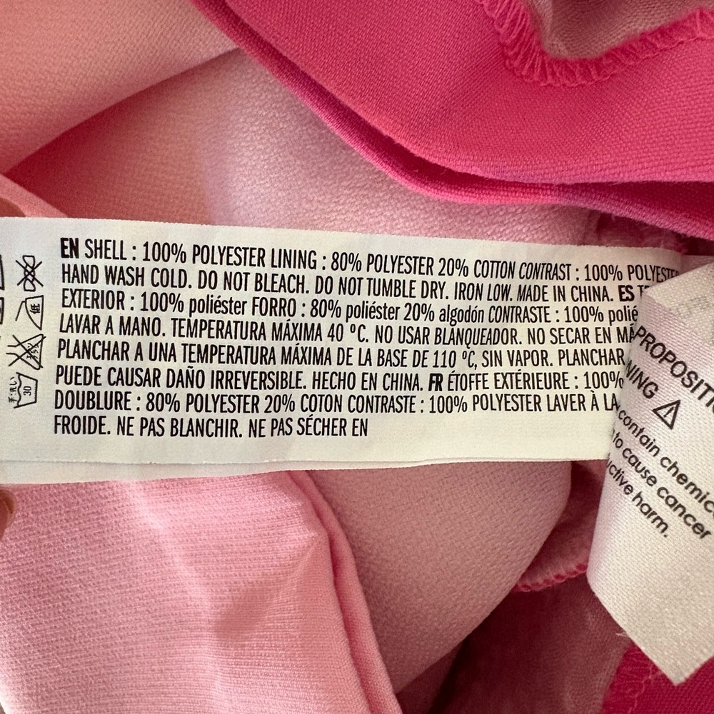 English Factory Pink ColorBlock High Rise Skort - Picture 8 of 11